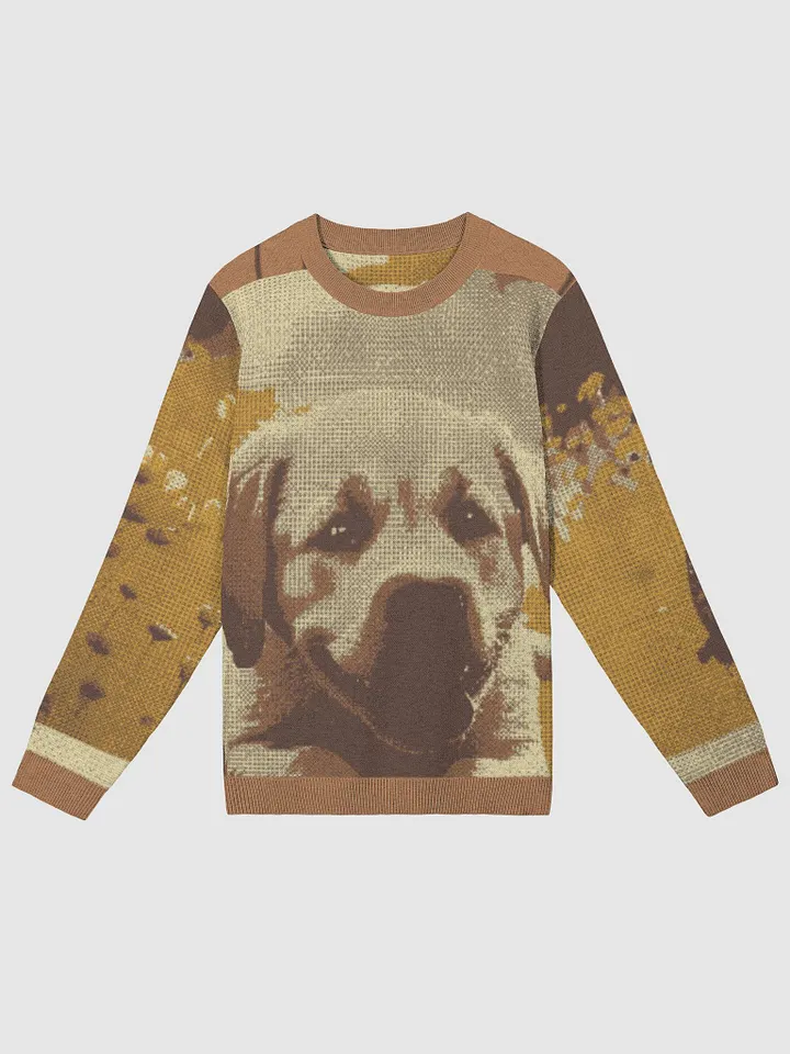 Tail-Wagging Fun: The Classic Jacquard Crewneck Sweater for Dog Lovers product image (5)
