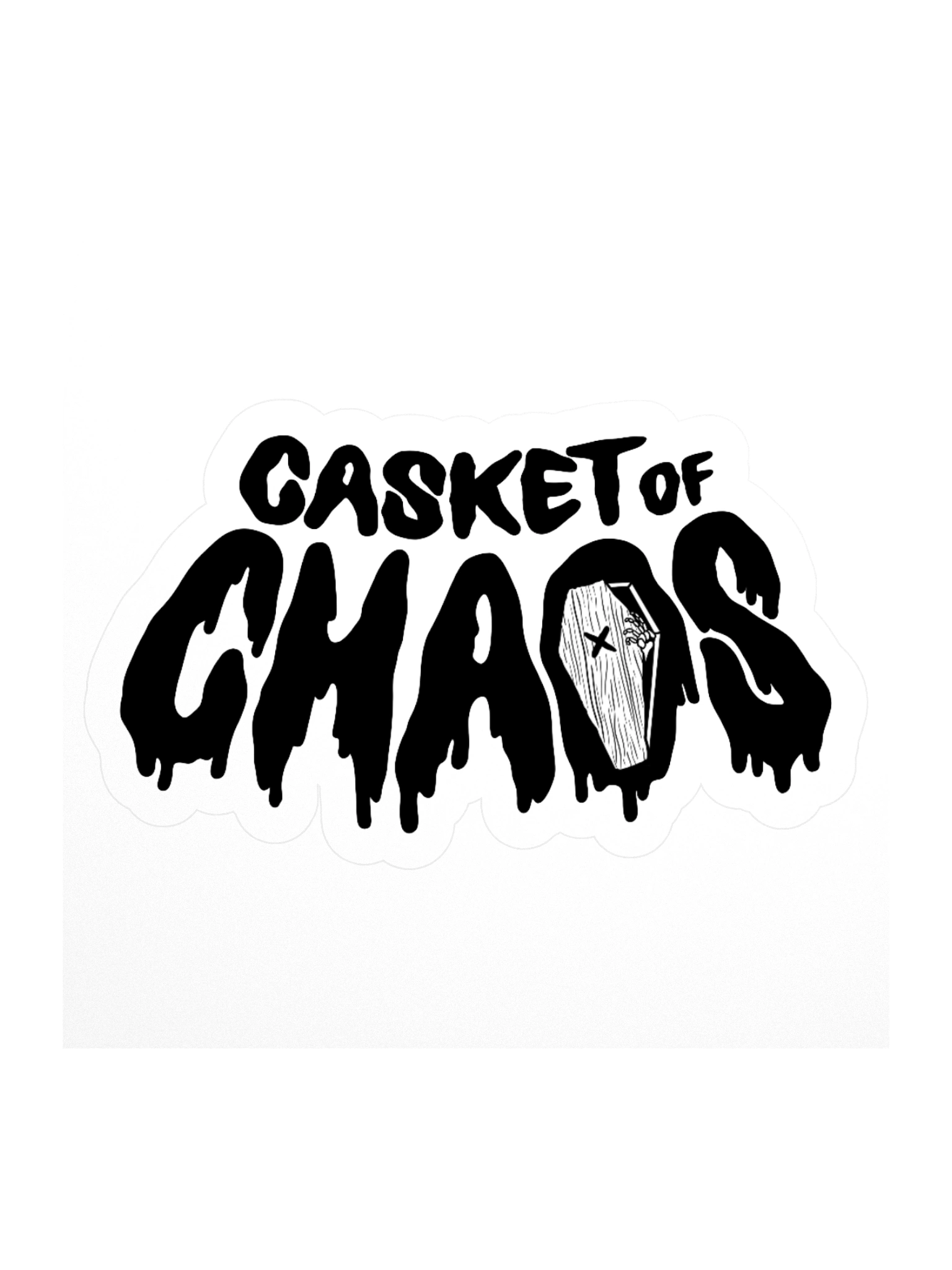 Casket of Chaos (Black) Kiss Cut Stickers product image (3)