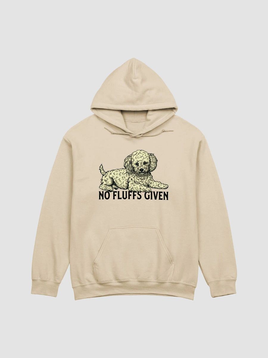 No Fluffs Given Hooded Sweatshirt of a Toy Poodle(Cream) | Funny Hoodie for Poodle Paw-rents product image (22)