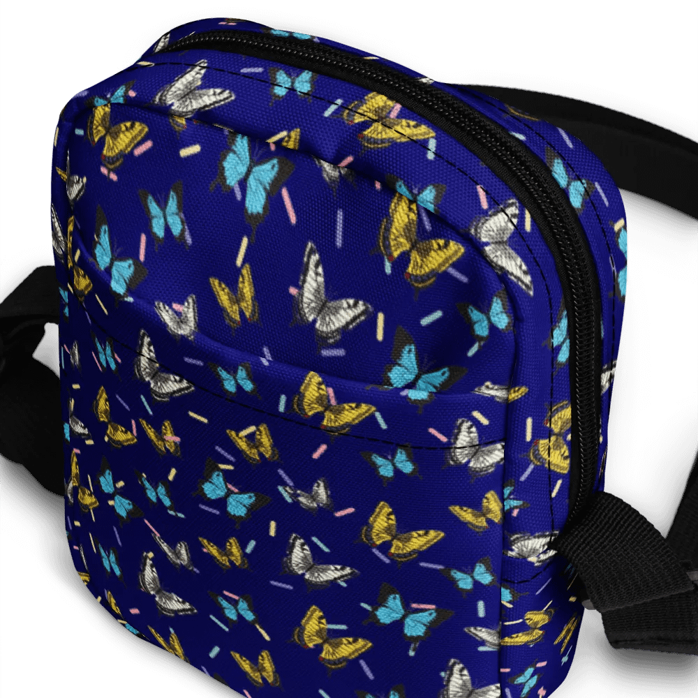 Fluttering Butterfly All-Over Crossbody Bag for nature lovers moms friends product image (10)
