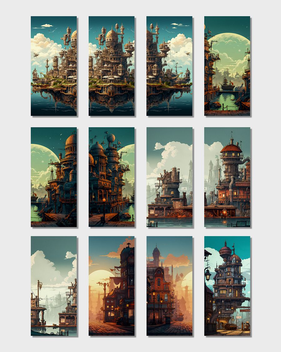 stAImpunk 8K Wallpaper Pack product image (5)
