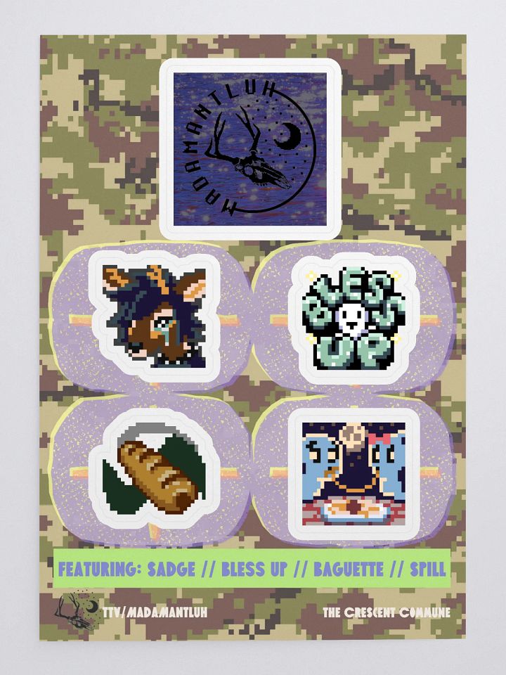 Emote Sticker Sheet 2.0 product image (1)
