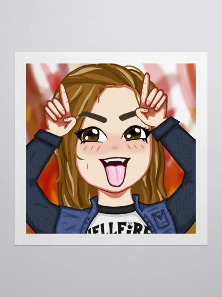 Hellfire Emote Sticker product image (1)
