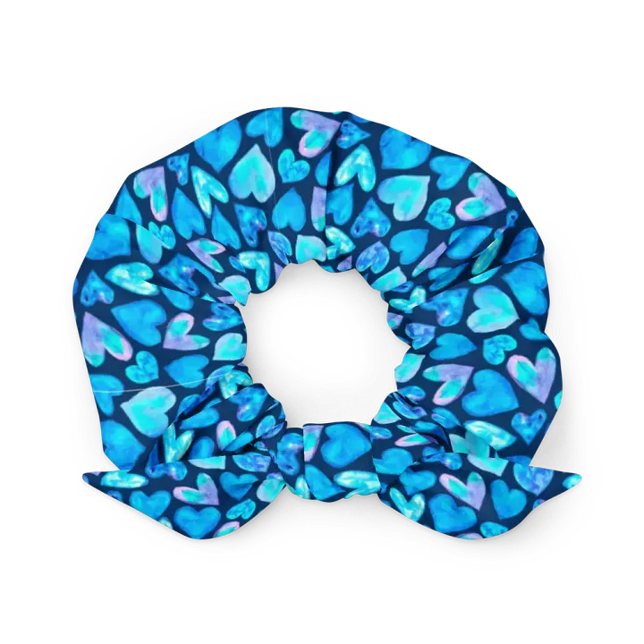 Gradient Hearts All-Over Print Scrunchie product image (1)