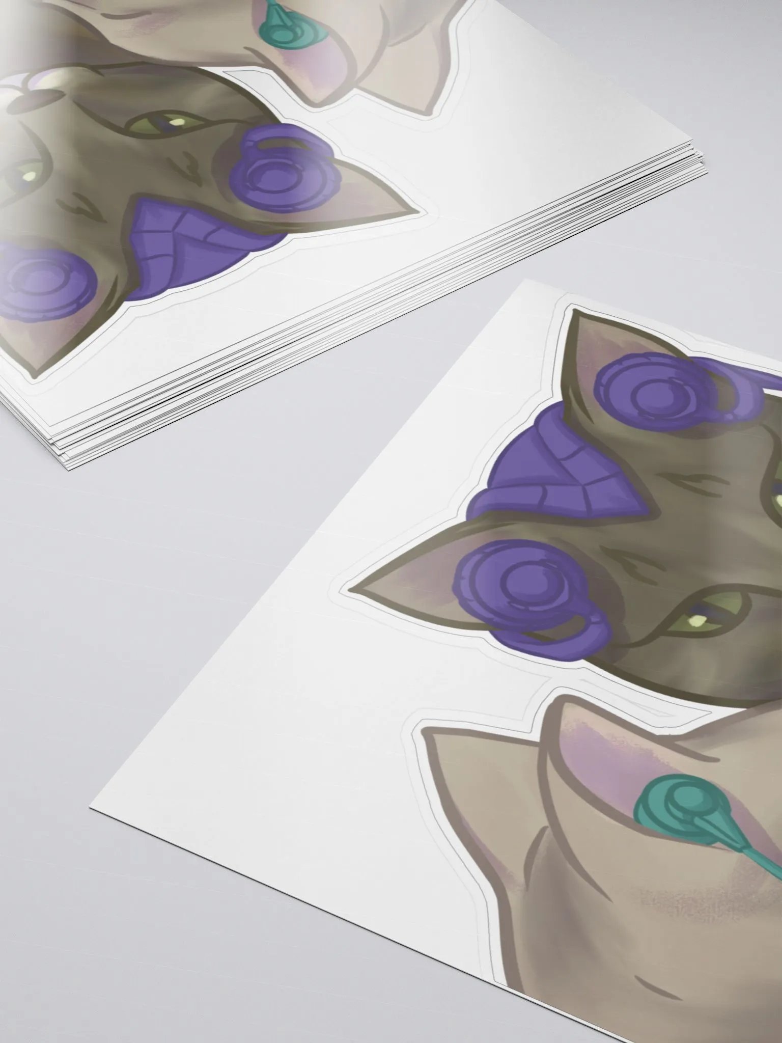 Gamer kitty stickers! product image (5)