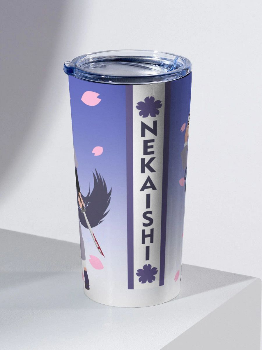 20oz Stainless Steel Tumbler - LowPro | Light Mode | Blue Fade product image (3)