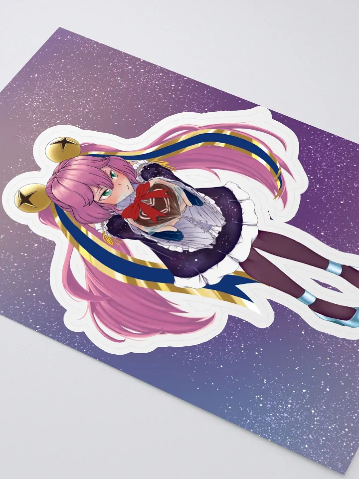 Valentines Kiss Cut Sticker with Background product image (2)
