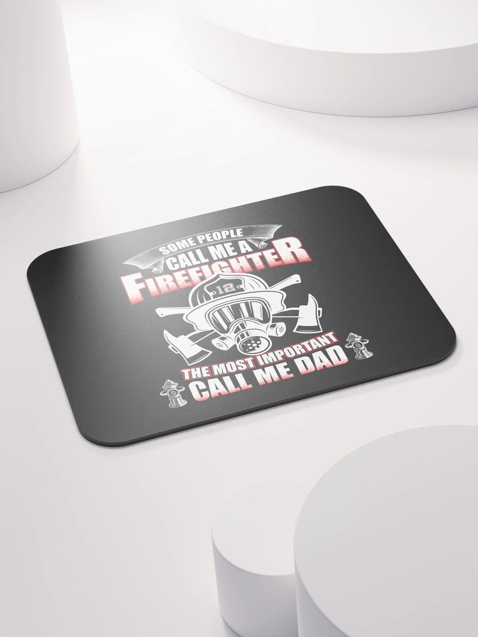 Firefighter Dad - Mouse Pad product image (4)