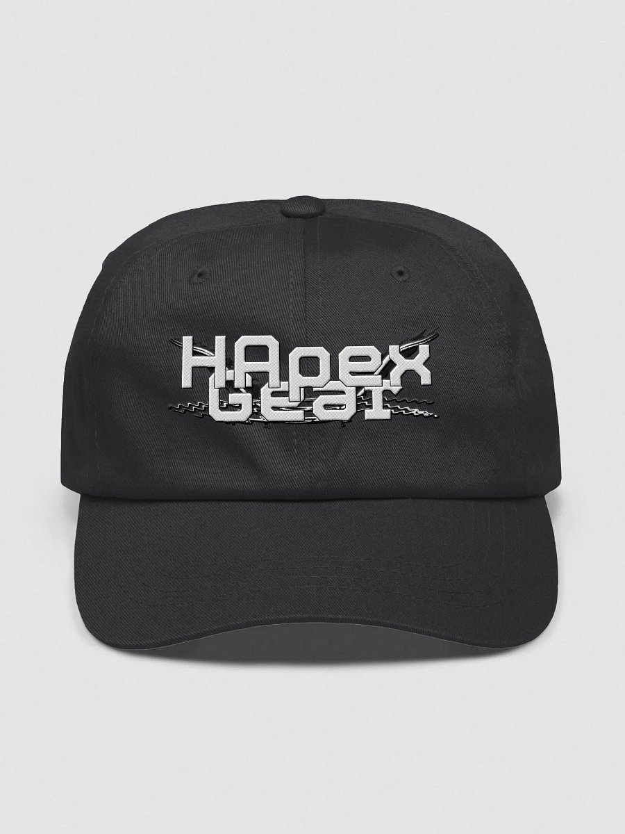 Classic Dad Hat - Embroidered - White HApex Gear White Logo product image (2)