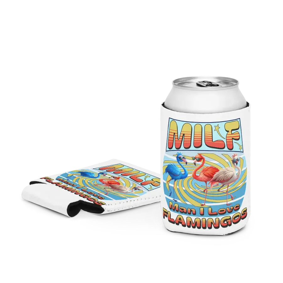 MILF Man I Love Flamingos Can Coozie product image (3)