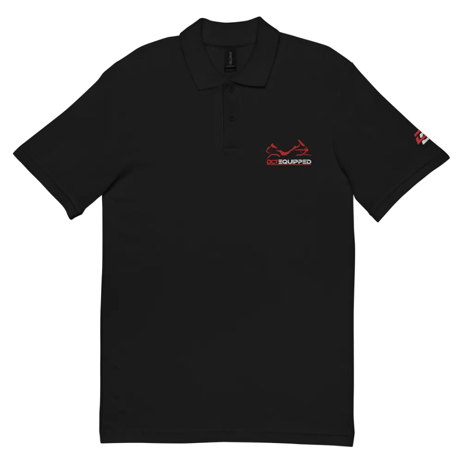 DCT Shadow Wing Polo Shirt Black/Red product image (3)