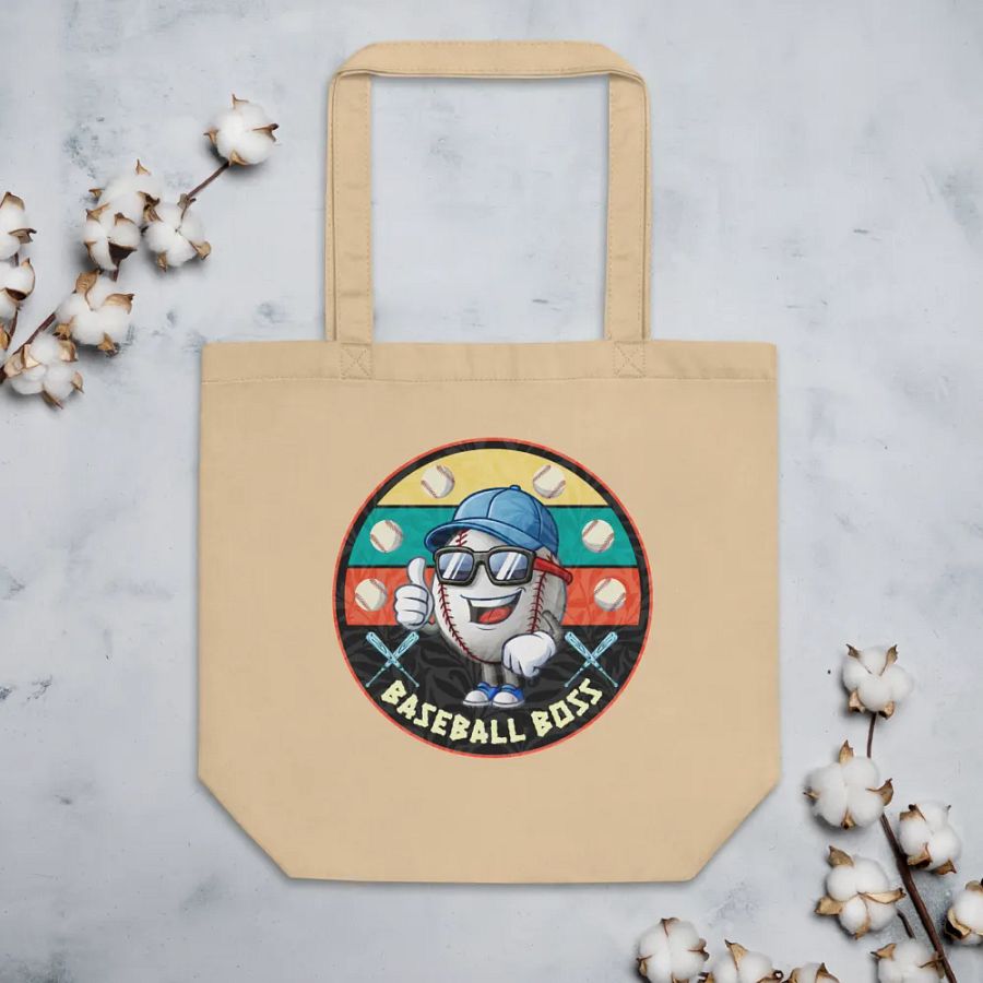 Baseball Boss Eco-Friendly Tote Bag product image (3)