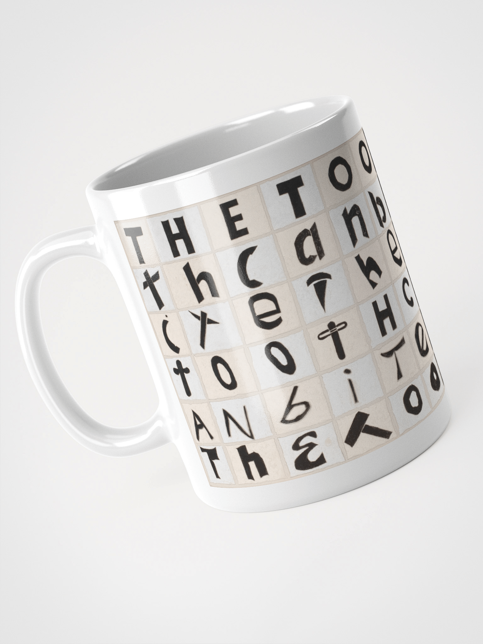 The Tooth Can Bite White Glossy Mug product image (3)