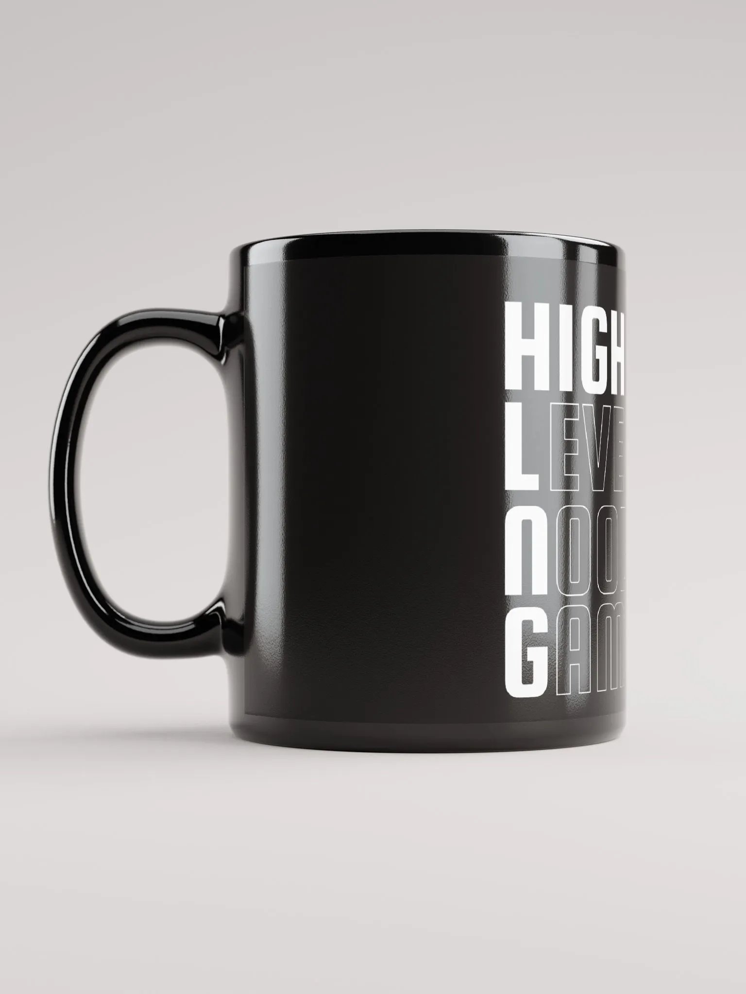 High Level Noob Gamer Glossy Mug product image (6)