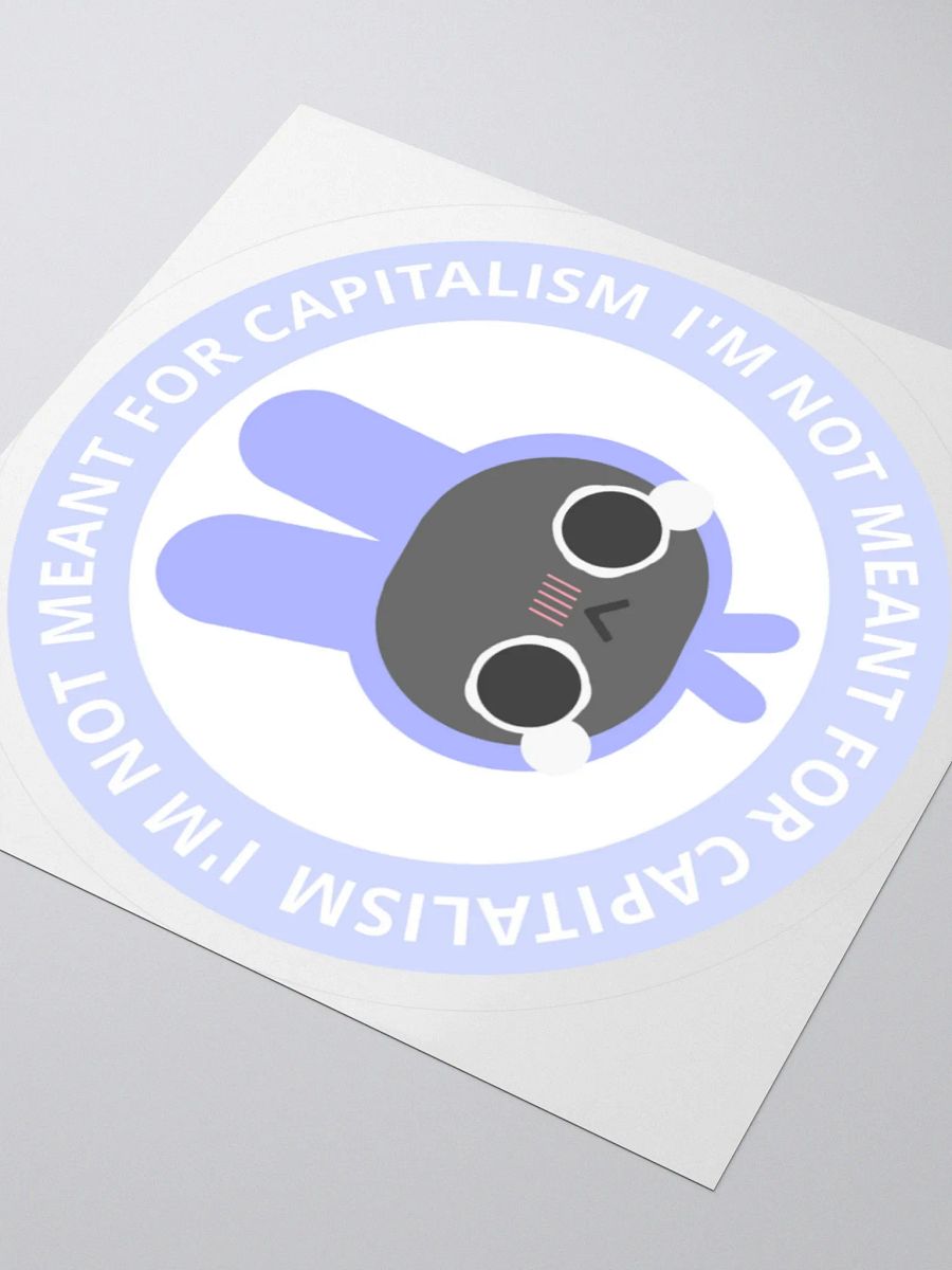 Not Meant For Capitalism Bunny product image (8)
