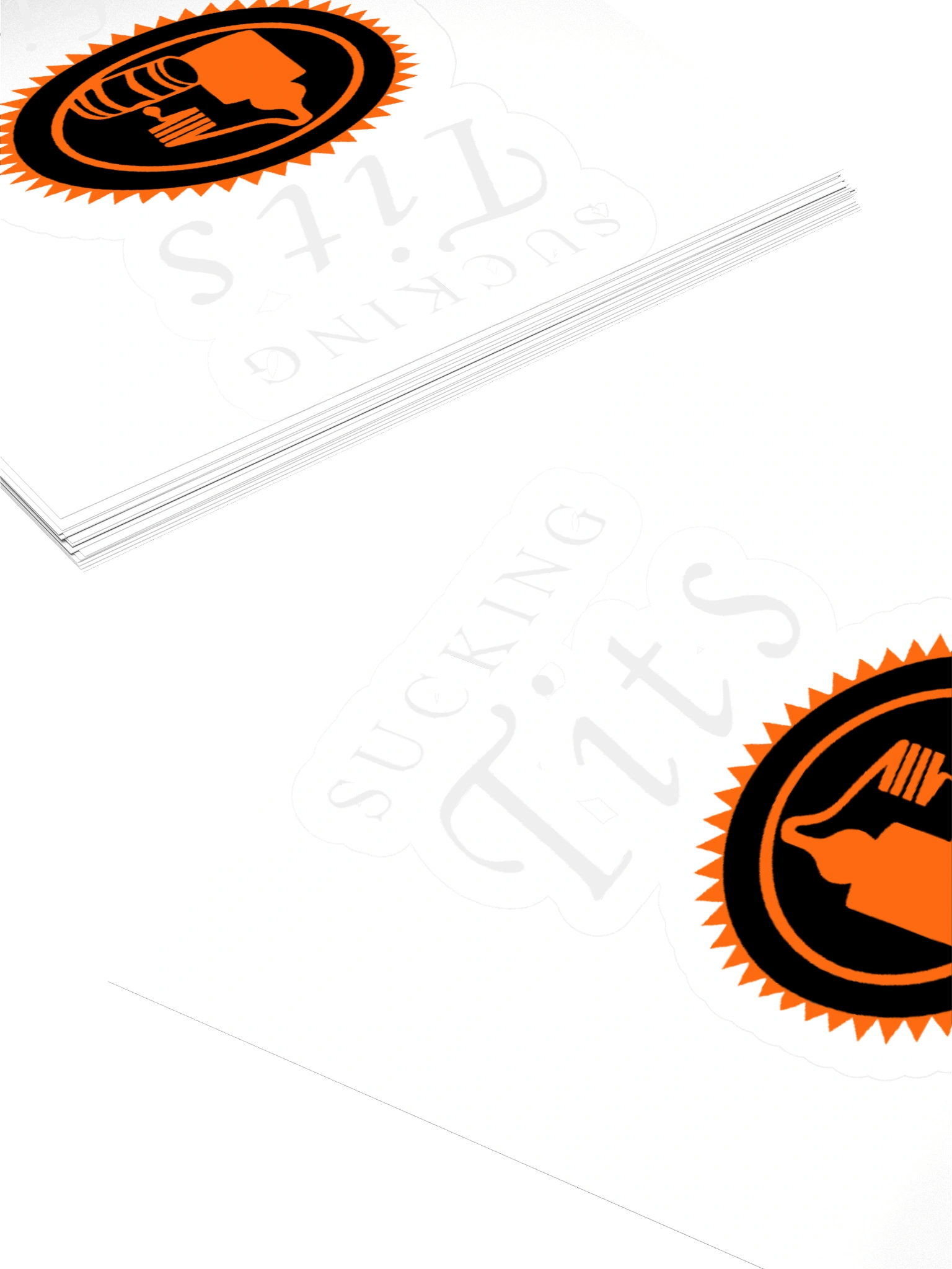 Sucking Tits & Licking Clits Sticker product image (4)