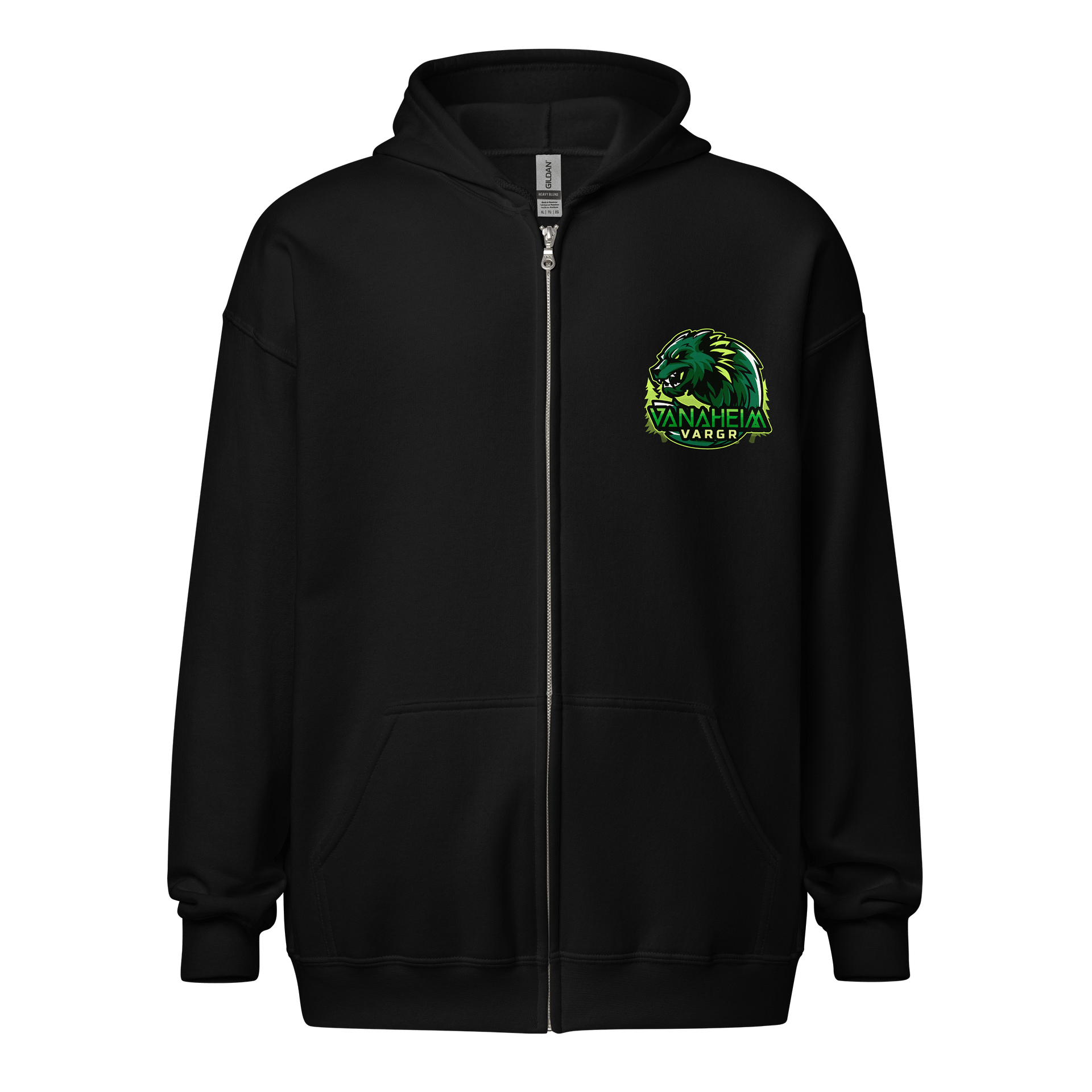 VANAHEIM VARGR CREST ZIP HOODIE product image (1)