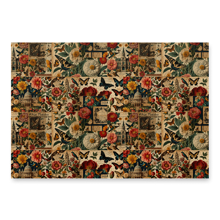 Edward Martin Mixed Media Collage Sheets No.421-Set of 3 Different Papers product image (1)