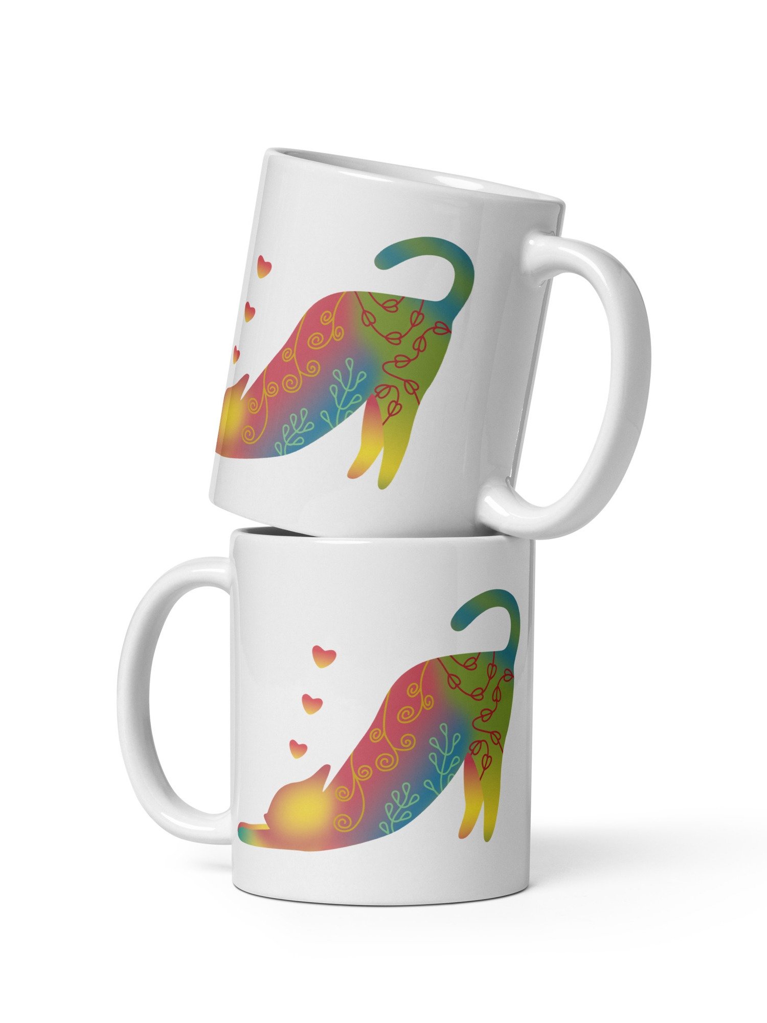 Streching Cat 11 oz Mug product image (3)