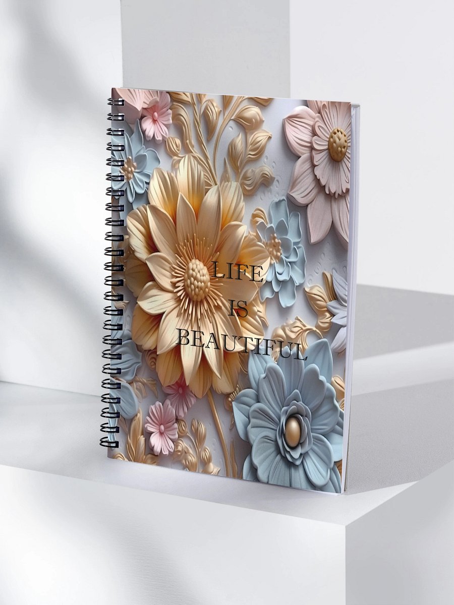Floral Bliss Spiral Notebook product image (4)