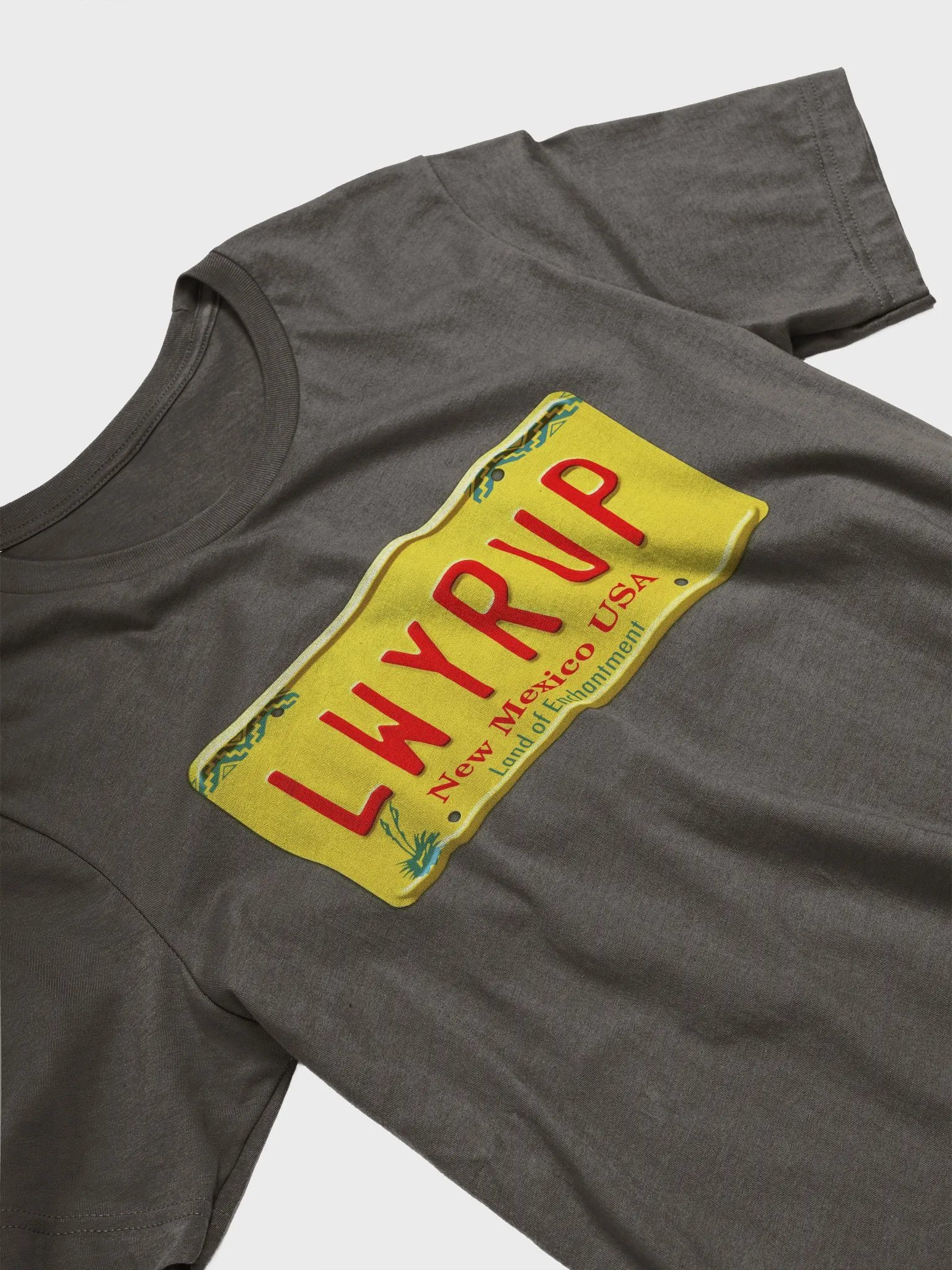 LWYRUP License Plate Supersoft T-Shirt product image (3)