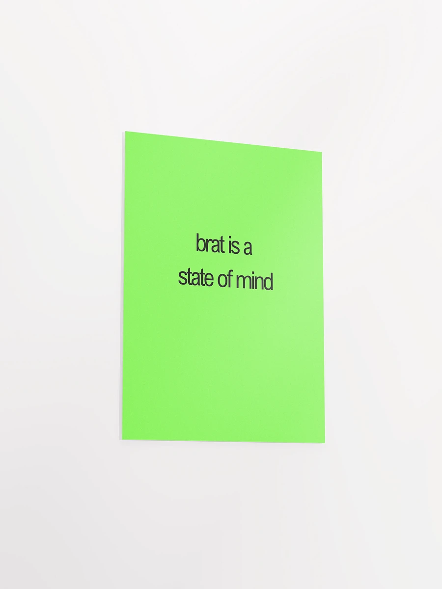 brat is a state of mind green poster product image (35)