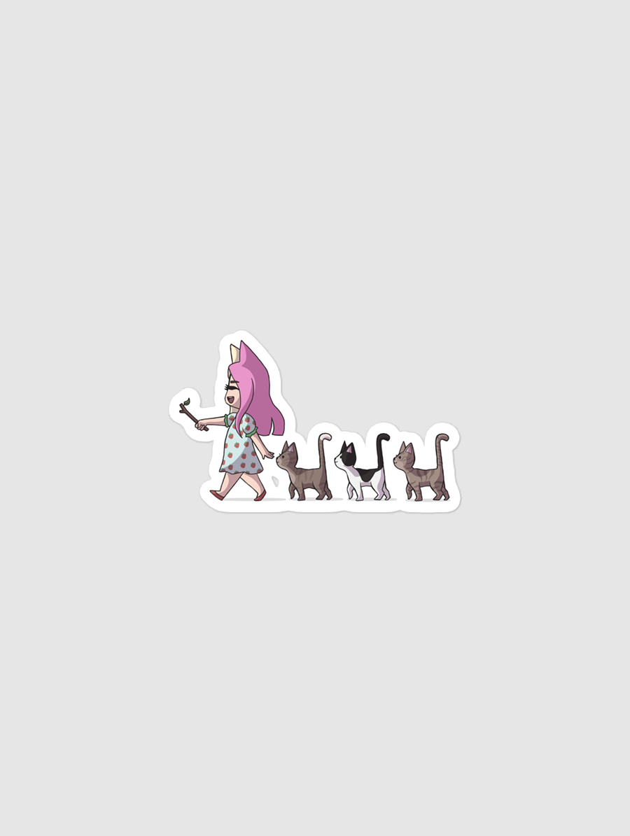 Sticker of all the cats product image (1)