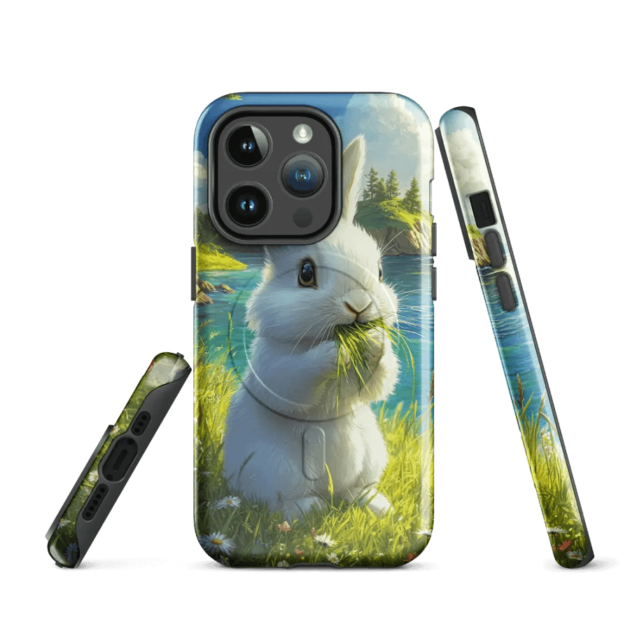 MagSafe® Tough Case for iPhone – Happy meadow bunny product image (3)