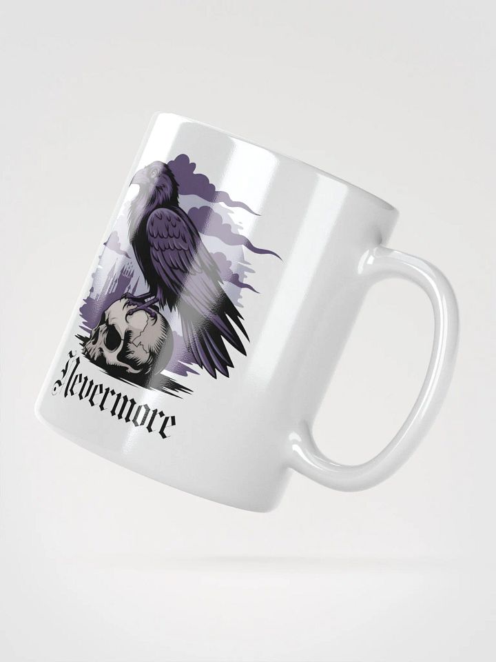 Gothic Raven Edgar Allan Poe White Glossy Mug product image (6)