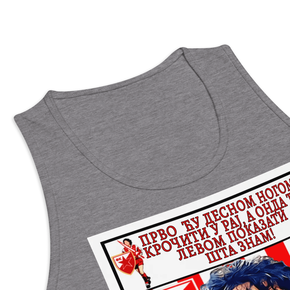 Siniša Mihajlović (FK Crvena Zvezda) #6 Cotton Heritage Men's Premium Tank Top product image (5)