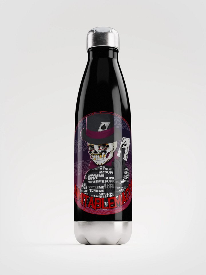 Macca's Logo on a steel water bottle product image (1)