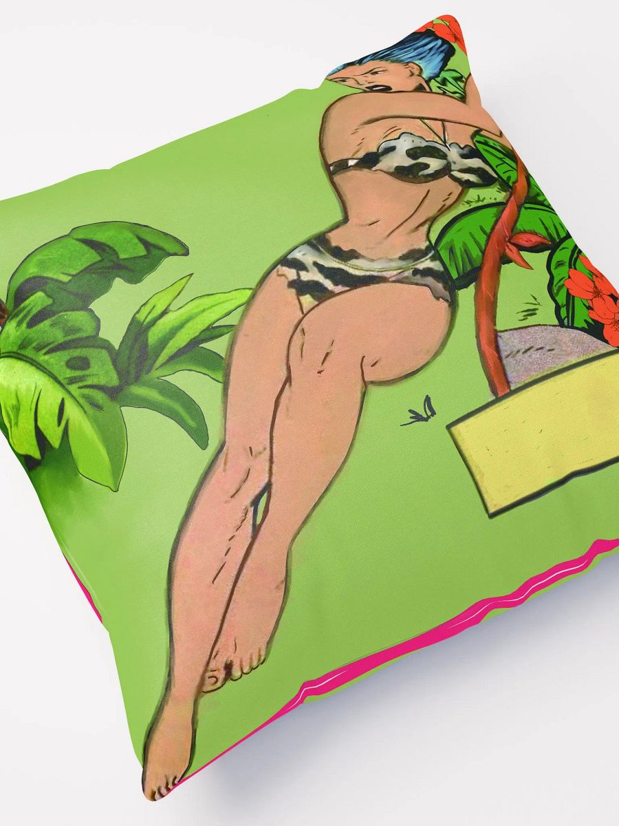 Vintage Jungle Girl Cartoon Pillow product image (5)