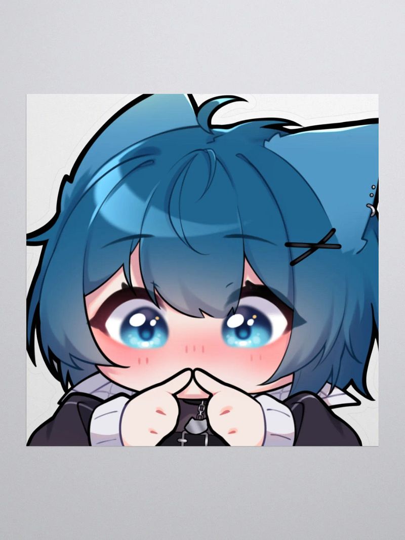 Tsunami Shy Sticker