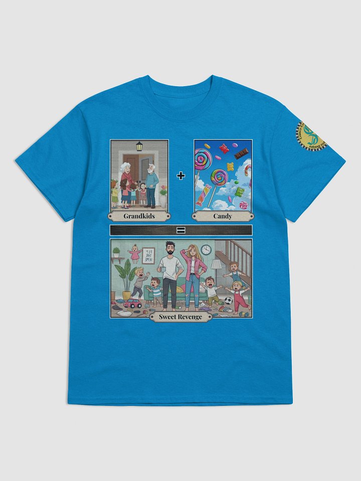Grandkids + Candy = Sweet Revenge (Both) Gildan Heavyweight T-Shirt Colors (2) product image (1)