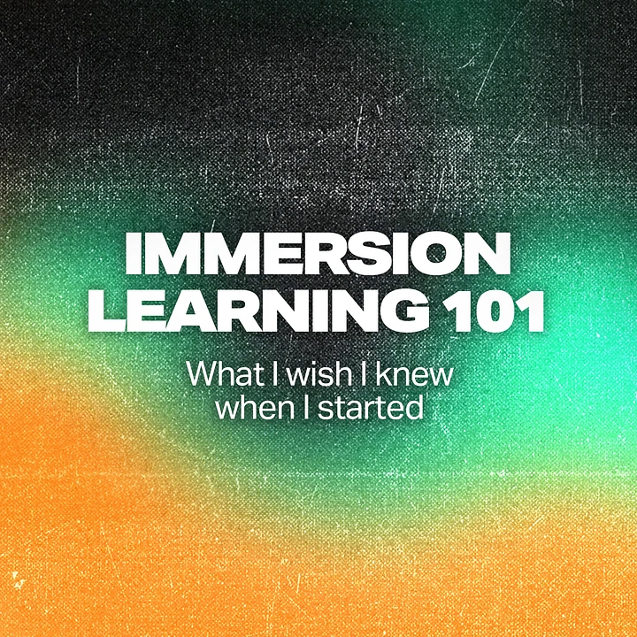 Guide to Immersion Learning product image (1)