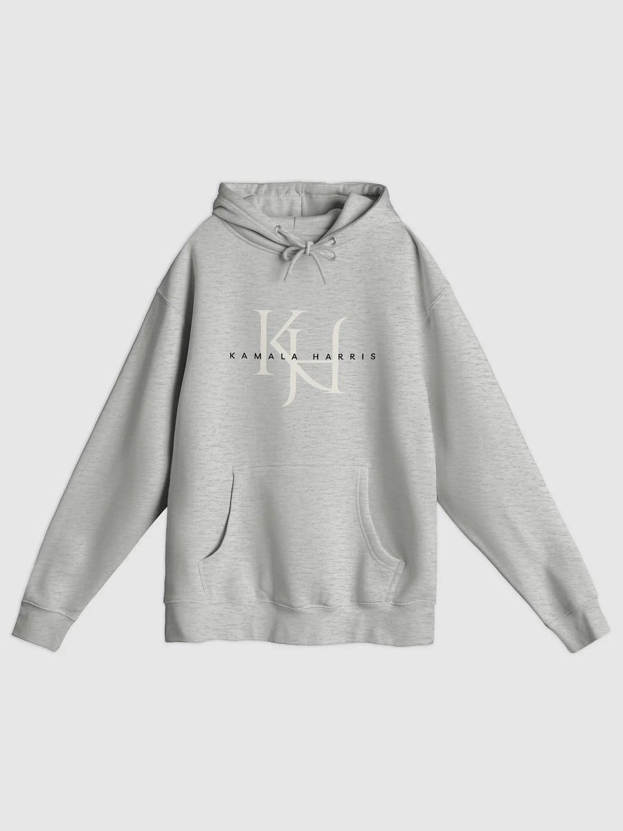 K.H. Ivory and Blue Text Graphic Hoodie product image (1)