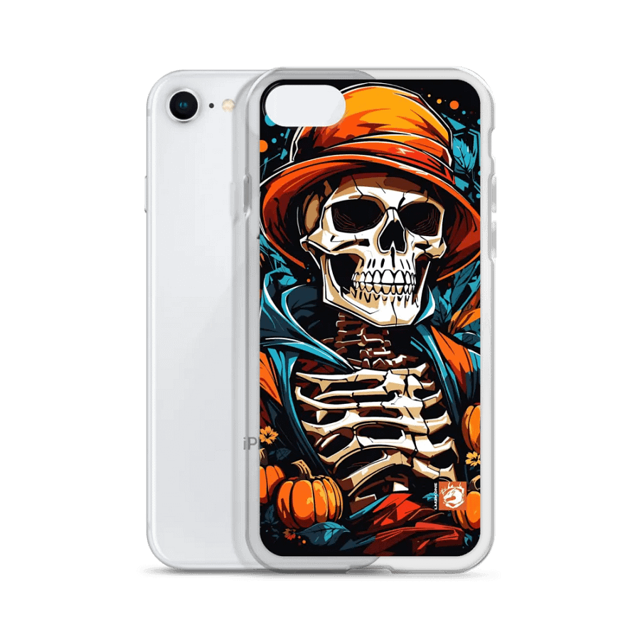 Halloween Skeleton Pumpkin iPhone® Case product image (51)
