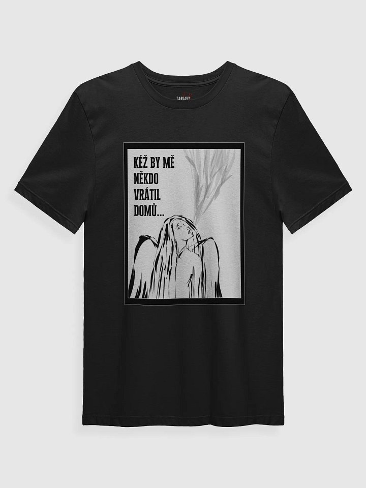 Kéž by mě někdo vrátil domů Black T-shirt product image (1)