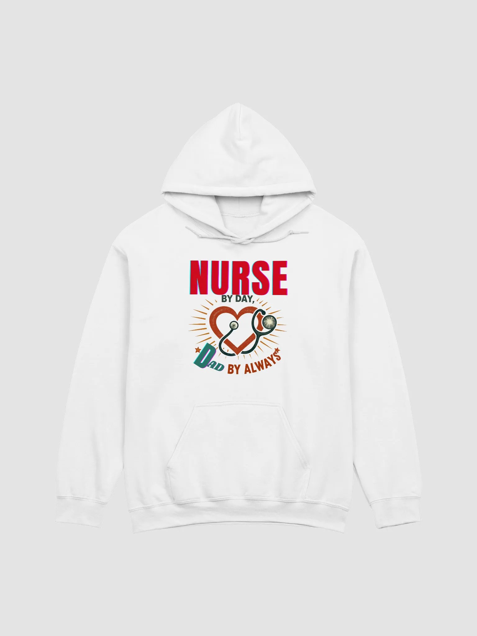 Nurse by Day, Dad by Always Hoodie product image (1)