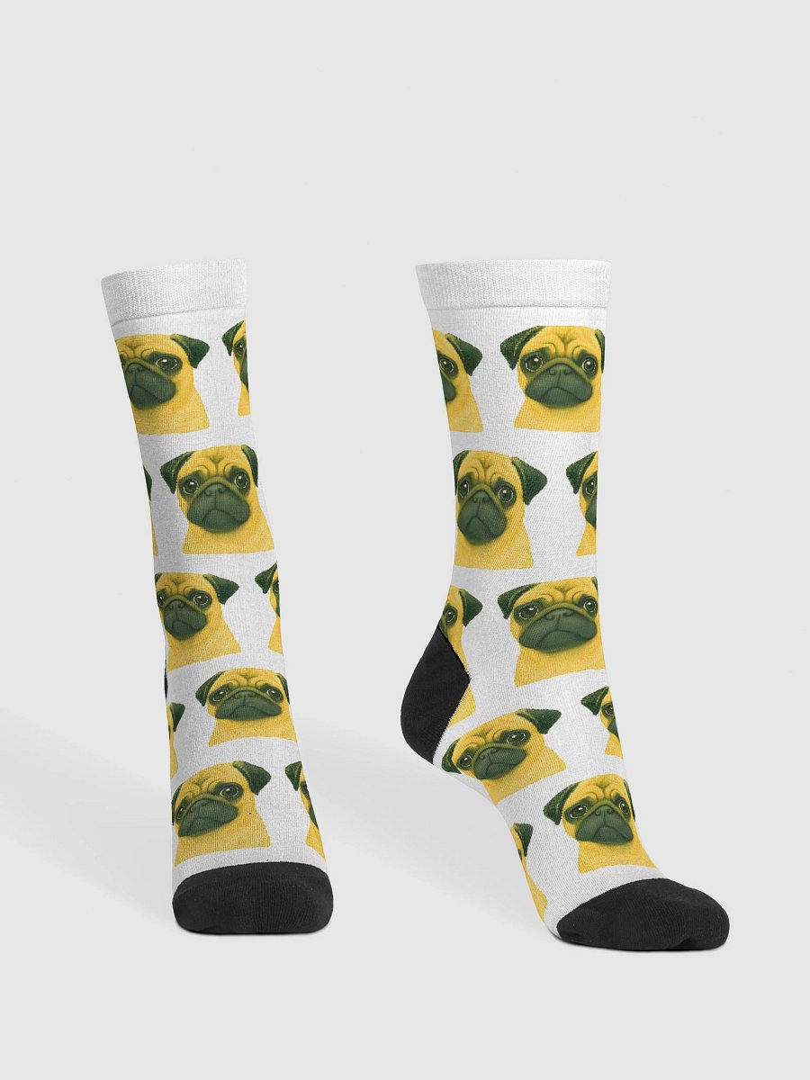 Cute Sad Pug Socks product image (2)