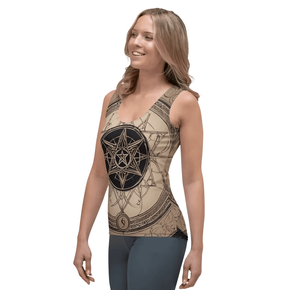 Brown Symbology Tank Top product image (2)
