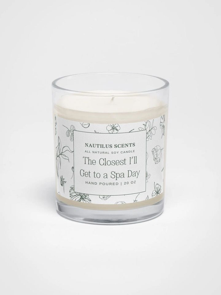 Spa Day in a Jar Soy Wax Candle product image (1)