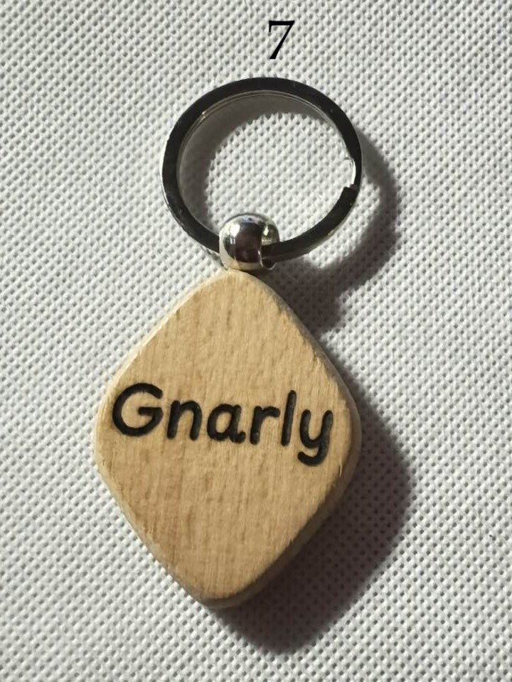 Gen X Wooden Engraved Keychains | Funny Retro Sayings | 80s & 90s Nostalgia Gifts product image (7)