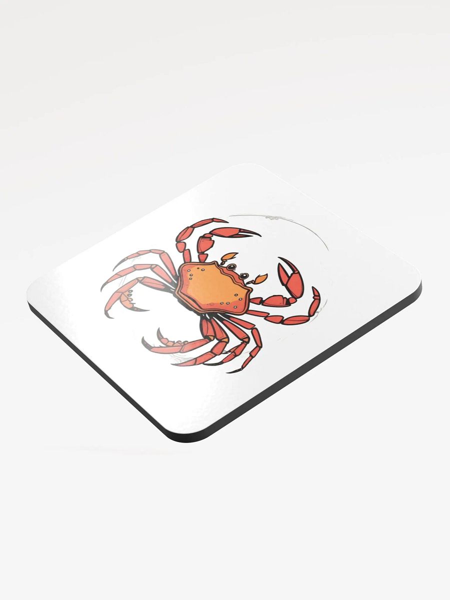 Raising the Bar: Glossy Crab Cork Coaster product image (3)