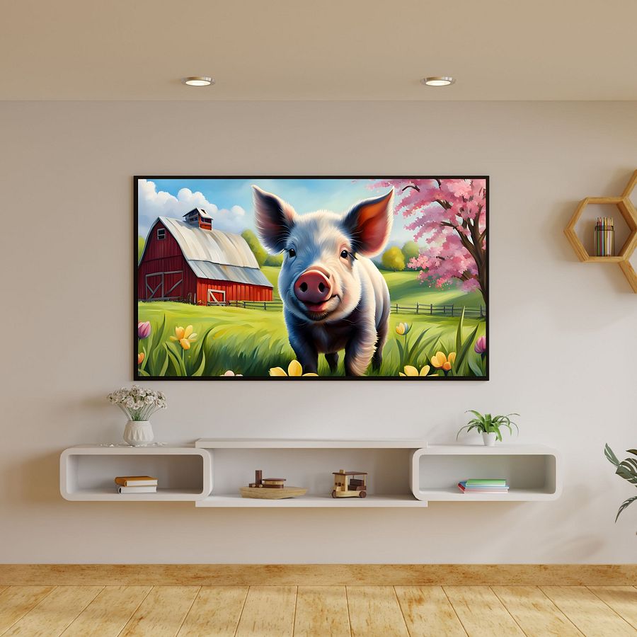 A Pig's Life TV Frame Art product image (4)