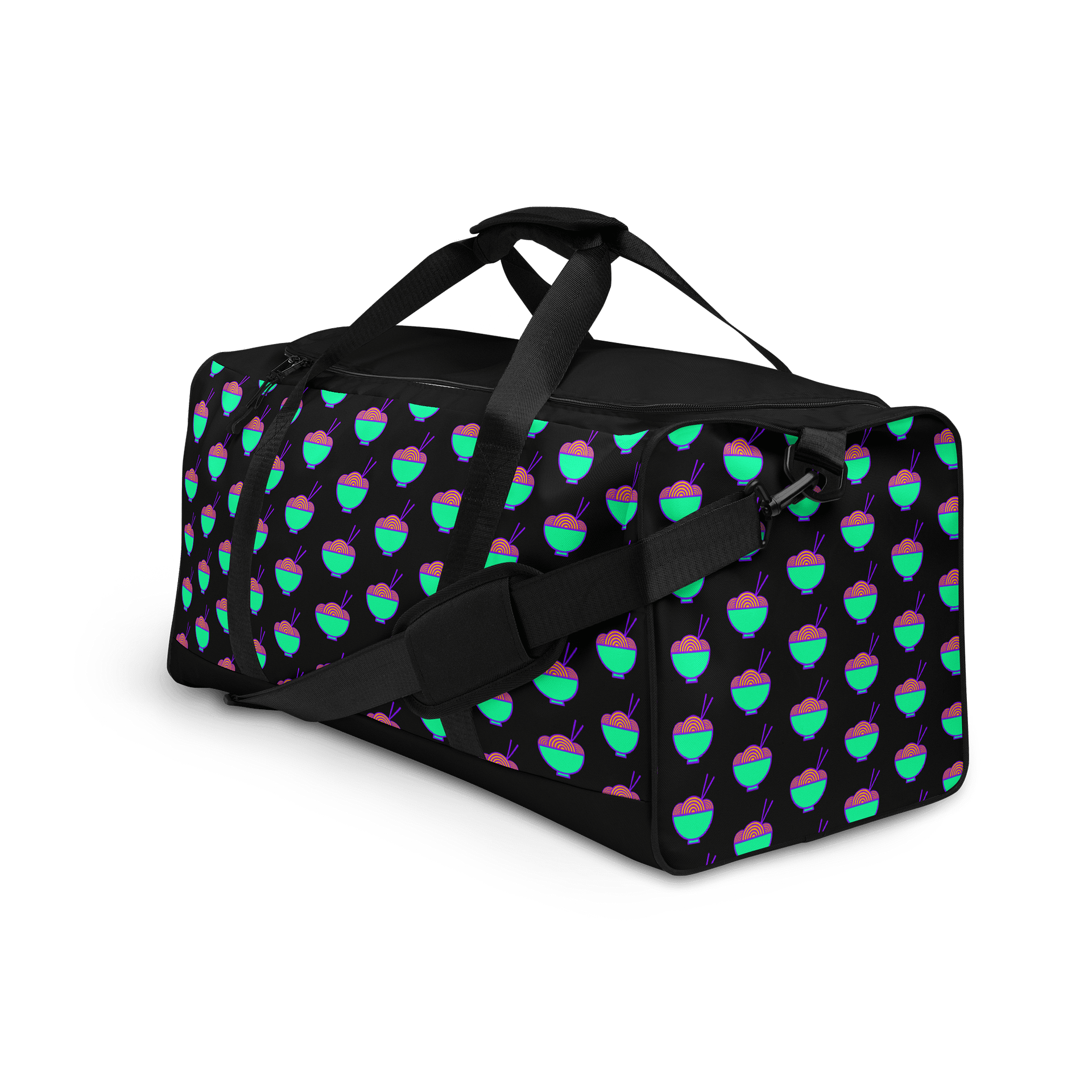 Noodle Crew Duffel Bag! (Black) product image (3)
