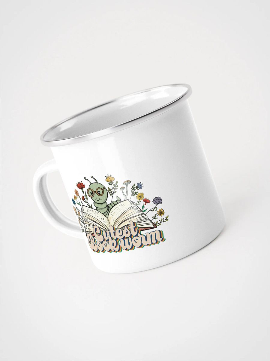 Enamel Camping Mug for Book Lovers product image (5)