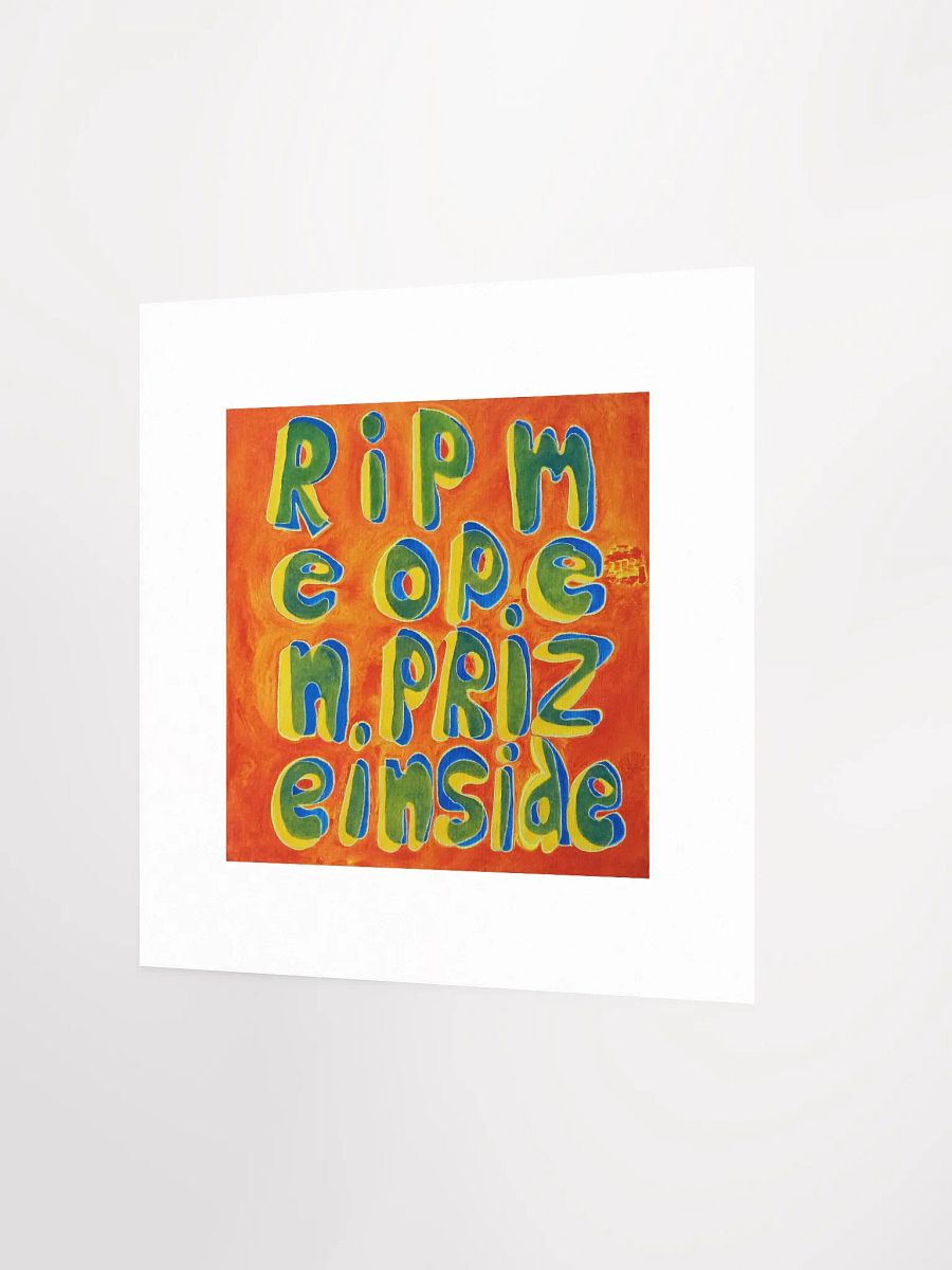 Rip Me Open Prize Inside Print product image (3)