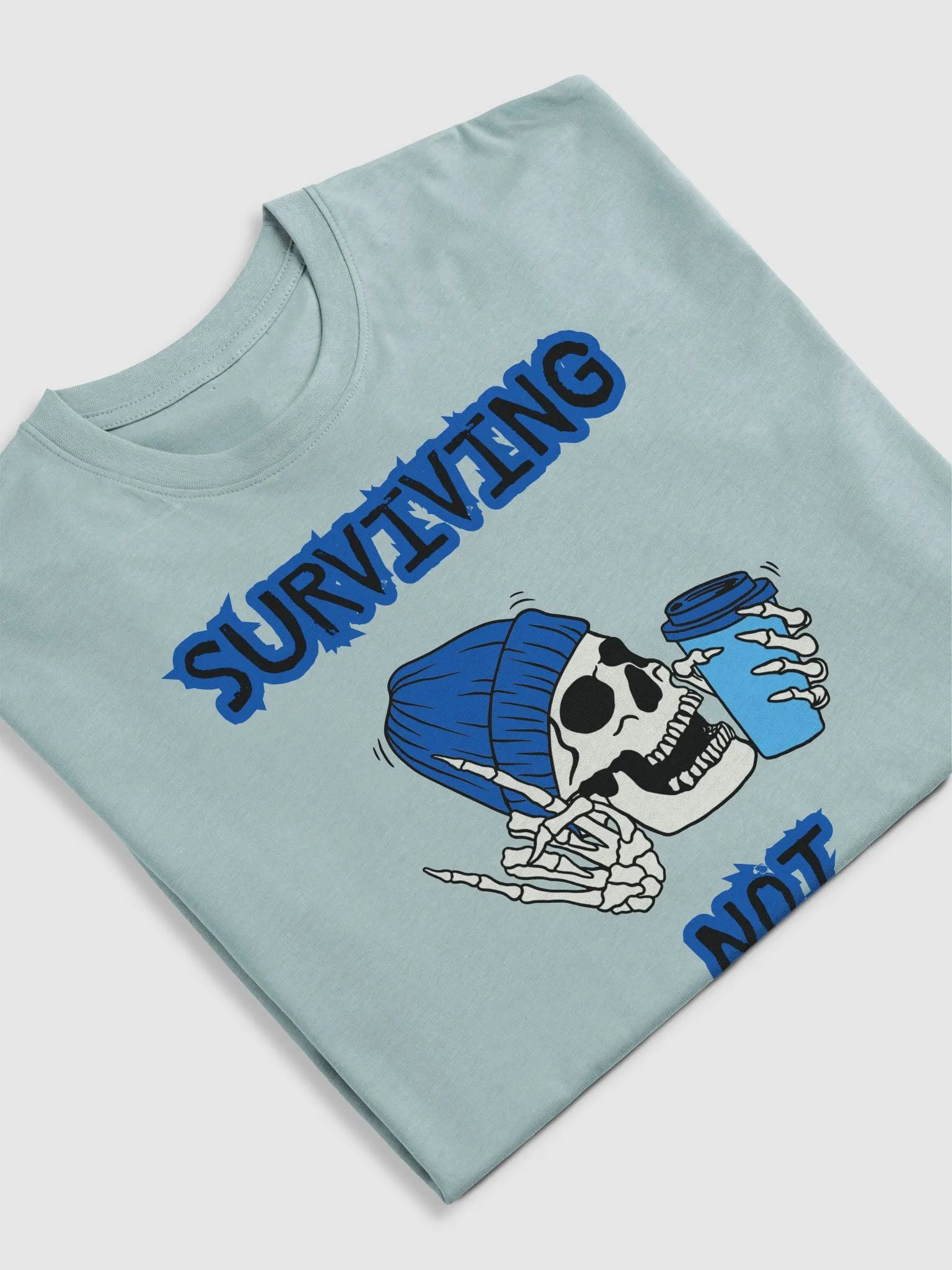 Surviving (Blue) Tshirt Mens product image (13)