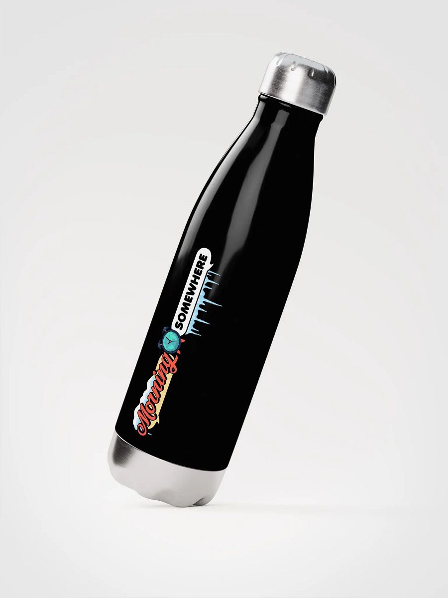 Morning Somewhere FROSTY SIDE WAYS Stainless Steel Water Bottle product image (3)